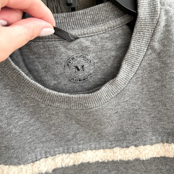 BURBERRY PRORSUM- Shearling trim sweater - Picture 3 of 6